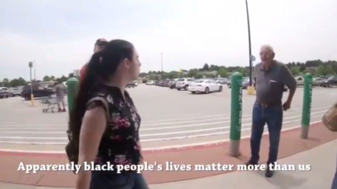 People Ride Pass White Man Holding 'BLM' Sign And Say Some Of The Craziest And Most Ignorant S--t You've Ever Heard!