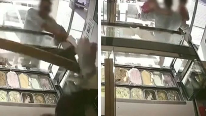 Viral Video Shows Man With Kids Destroy Ice Cream Shop After Being Told To Wear Mask