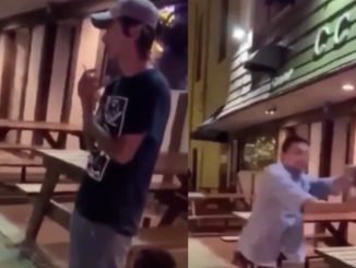 Guy Gets Slapped In The Face With A Skateboard After Saying The N-Word