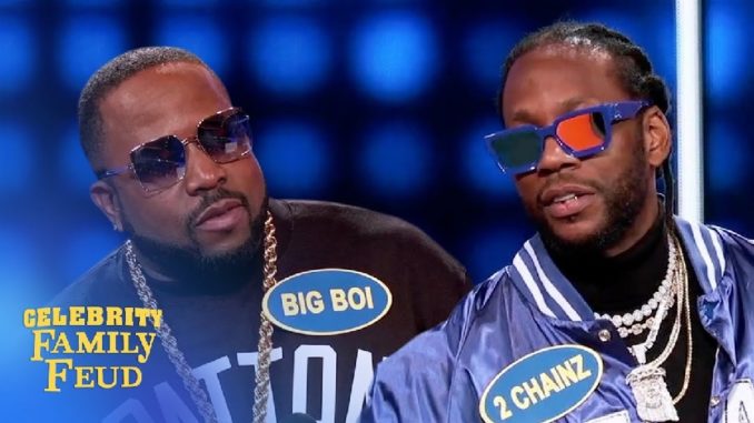 Rappers 2 Chainz & Big Boi Battle On Celebrity Family Feud