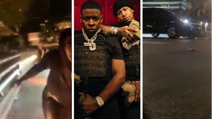 ' Video Shows People Scatter As Shots Rang Out At Rapper MoneyBagg Yo's Birthday Party In Vegas