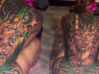 Woman Gets Her Back Tatted With Egyptian Royalty and It Is Amazing