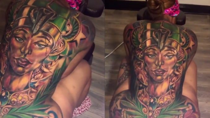 Woman Gets Her Back Tatted With Egyptian Royalty and It Is Amazing