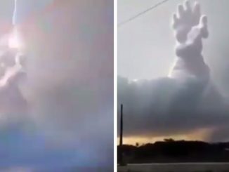 Nothing Says "2020" Like A Video of a Cloud In The Shape of Hand with Lightning