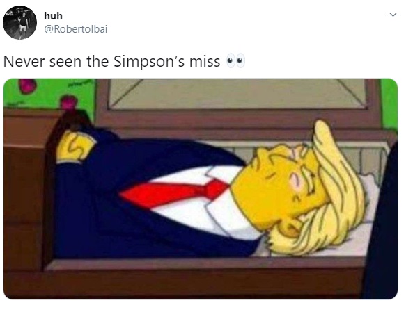 Twitter Users Post 'Simpsons' 'Prediction' for Donald Trump After He Test Positive For COVID-19