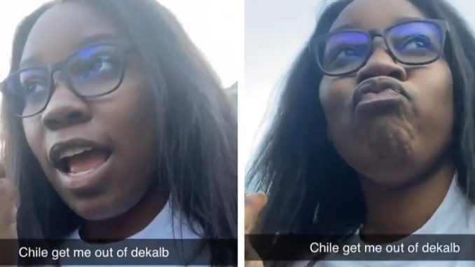 Girl Realizes She Needs To Move After Multiple Shots Fired On Her 'LIVE'