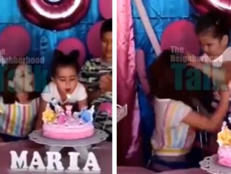 Viral Video Shows Lil Lady Put Kidde Paws On Girl For Blowing Out Her Birthday Candle