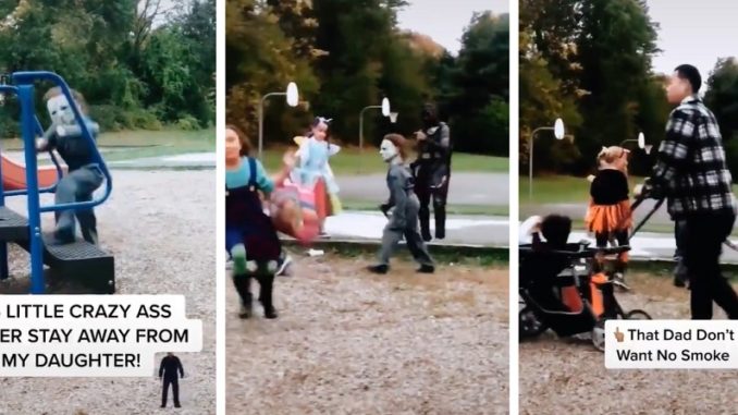 : Video Shows Kid Dressed As Michael Myers Harassing Kids At Playground