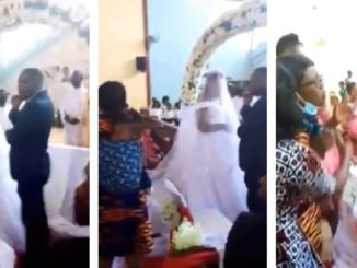 Wife With Baby On Her Back, Crashes Her Husband's Wedding