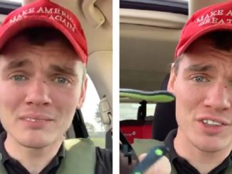 Guy Cries In His Car And Says The Election Is Rigged Against Trump