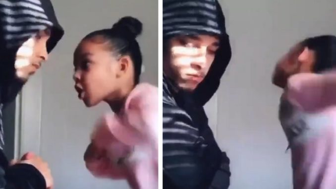 Lil Lady Battle Raps Vicious Bars To Her Father...Razor Blade Not Included