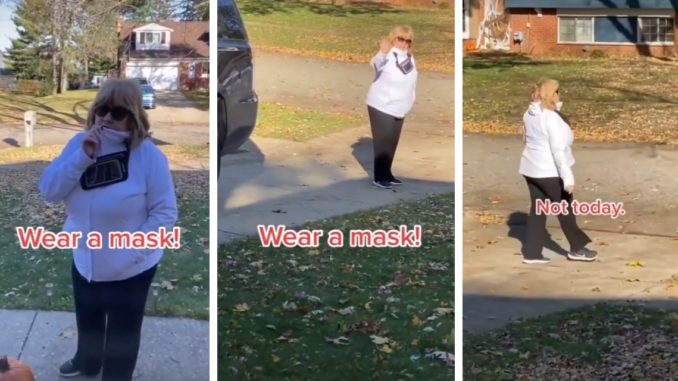 Video Shows Neighborhood Put Woman In Check For Questioning 'FDT' Sign