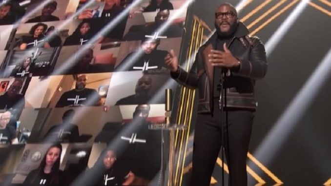 Tyler Perry Gives Inspiring Speech About Perseverance At PCAs