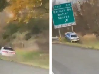 Video Shows Car Go Off Road And Airborne