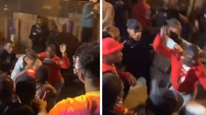Video Shows Flamboyant Fisticuffs At The Marquette On Halloween Night in Atlanta
