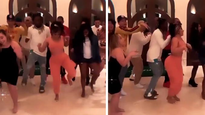 Cardi B, Offset and Family Dance To “El Juidero” For Thanksgiving