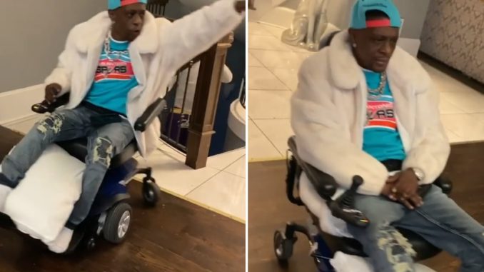 Boosie Badazz Is Offering $100 To Anyone That Can Come Up With The 'Best Name' For His Wheelchair