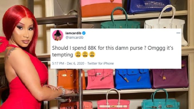 Read The Room: Cardi B Faces Backlash After Asking Her Fans...Should She Buy A $88K Purse