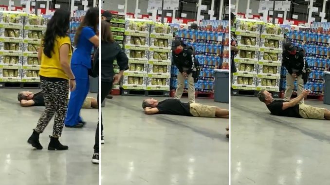 Grown Man Throws Tantrum and Lays Down on the Floor in a Florida Costco After Being Asked to Wear Face Mask
