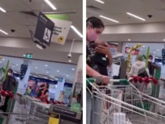 Woman Is Hollering and Screaming Like A Demon In Woolworths