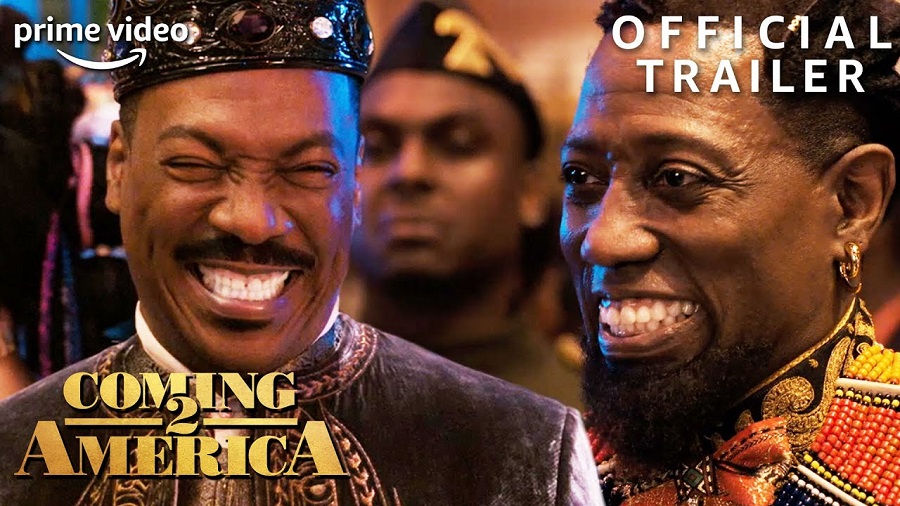 Amazon Prime Drops New Official Trailer for 'Coming 2 America' with Eddie Murphy & Arsenio Hall