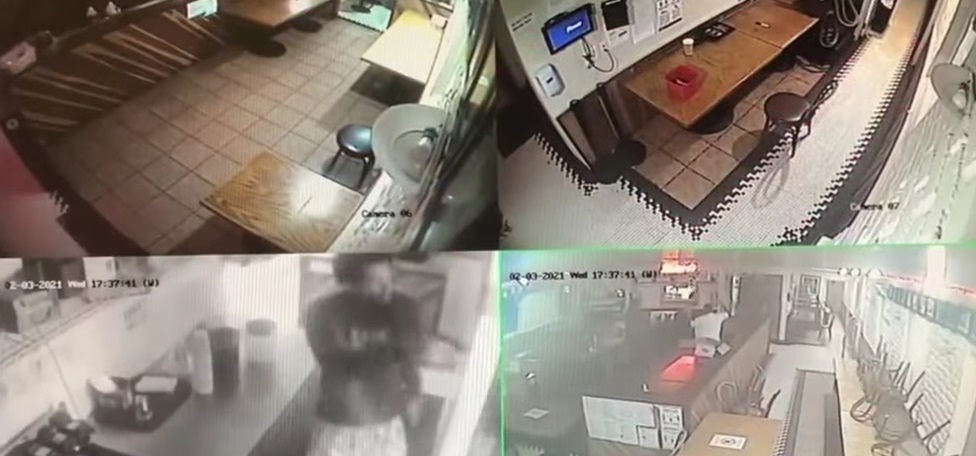 Camera Captures Armed Man Stealing Food From Roscoe's House of Chicken ‘N Waffles