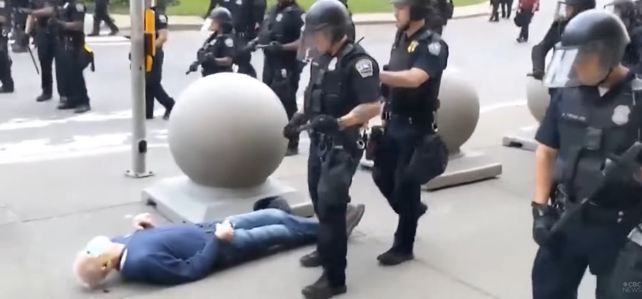 Charges Dropped Against Officers Seen Shoving Elderly Buffalo Protester In Viral Video