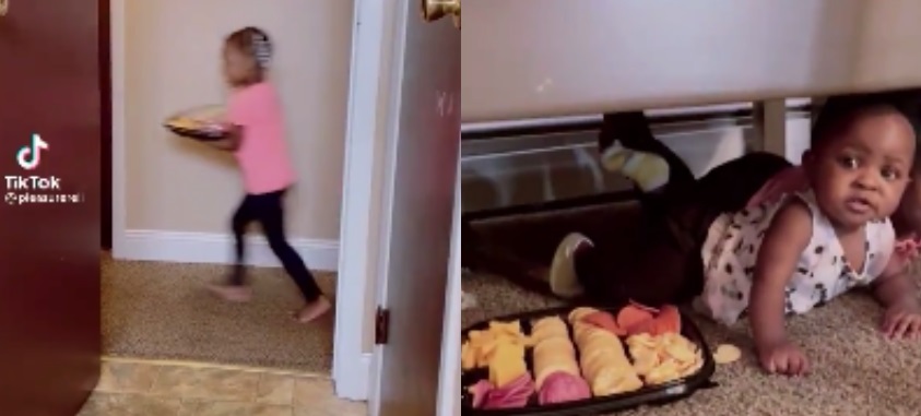 Lil Lady and Crew Get Caught Red-Handed With The Entire Party Platter