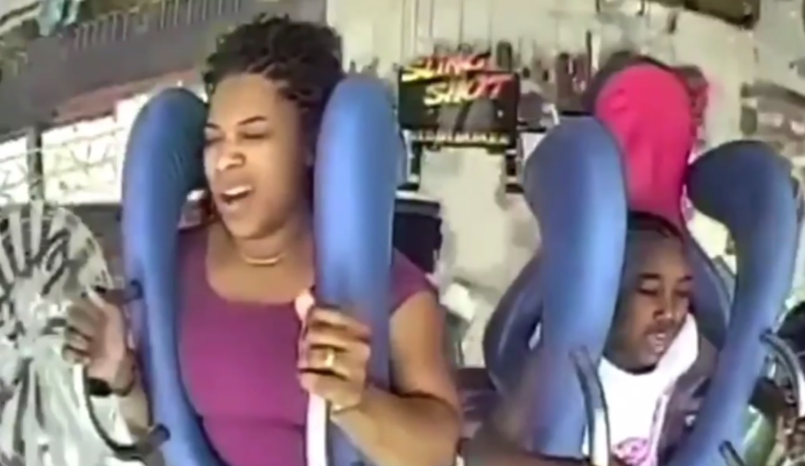 Viral Video Shows a Mother Climaxing During Sling Shot Ride