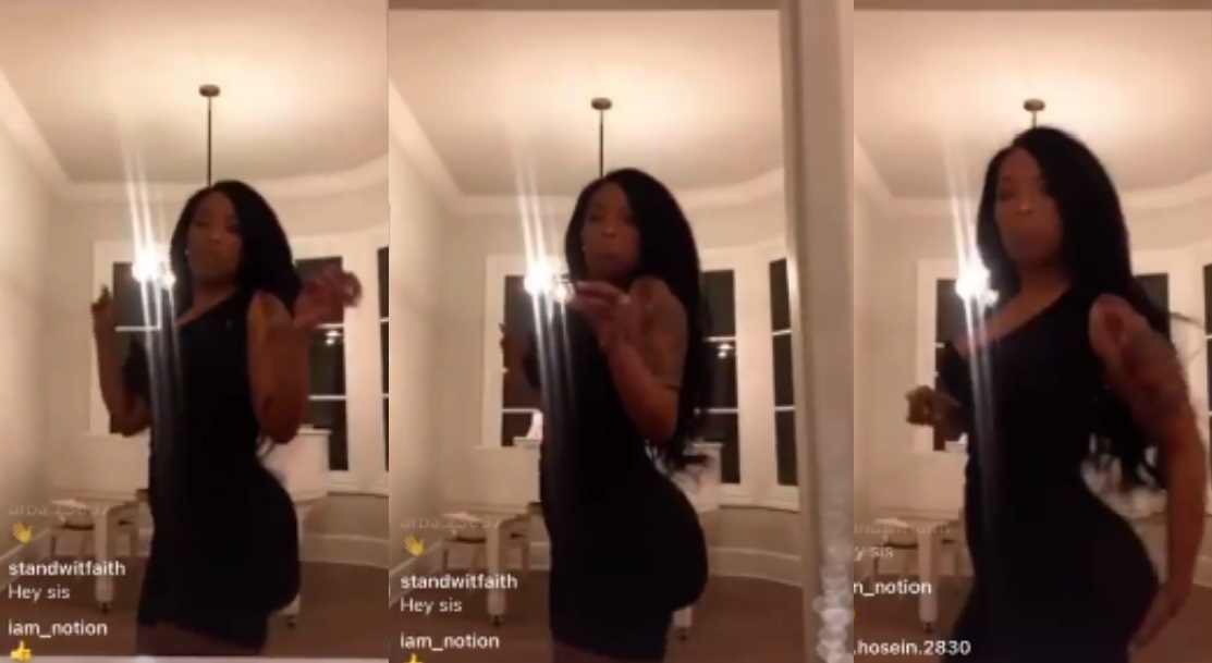 Singer K.Michelle's Butt Implant Appears to Deflate While Dancing on Instagram Live
