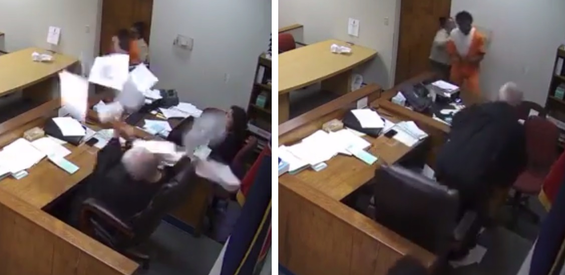 Video Shows Mississippi Inmate Attacks Judge In Courtroom