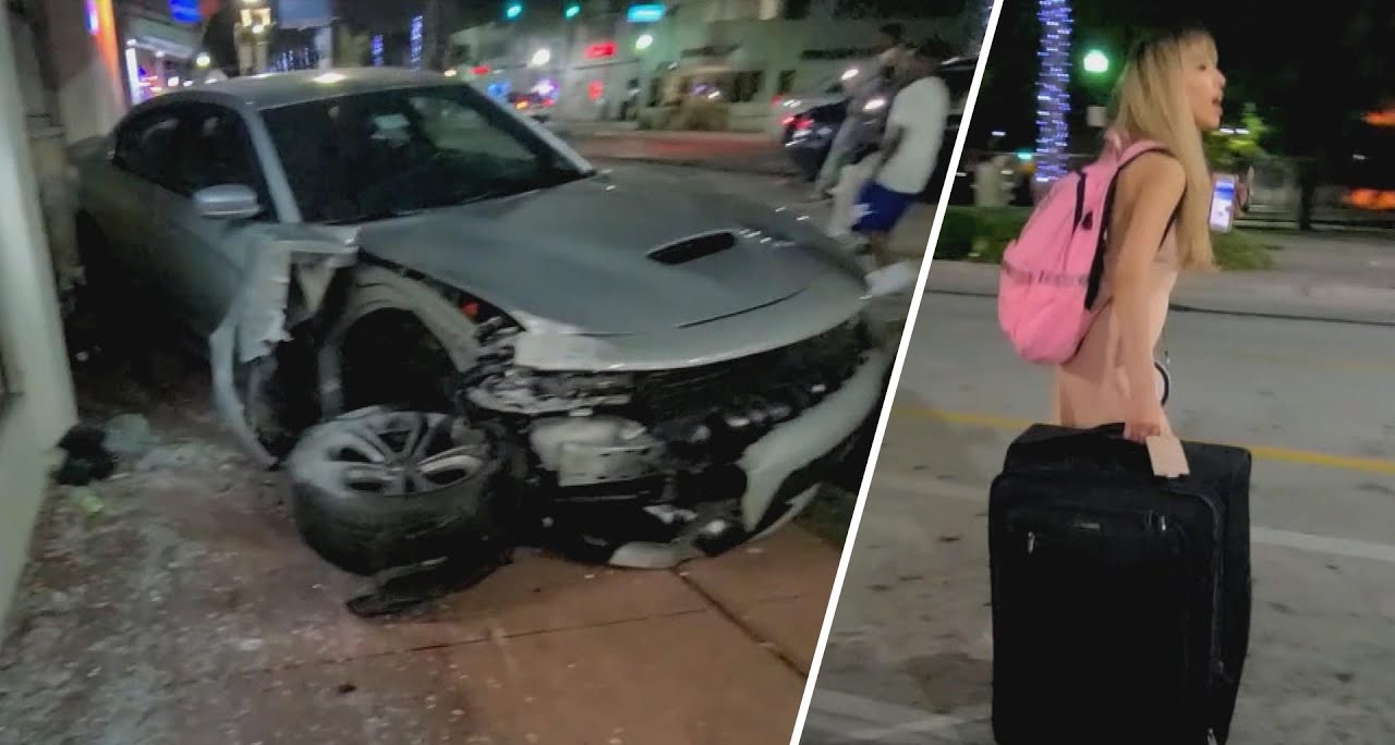 Woman Arrested After Crashing Car, Flees Scene in a Uber