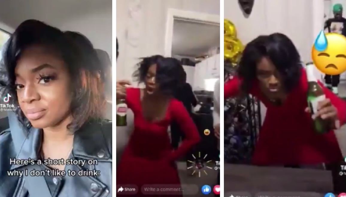 She Drunk Drunk Woman Shares A Short Story Of How Her Night Of Drinking Went Rfm