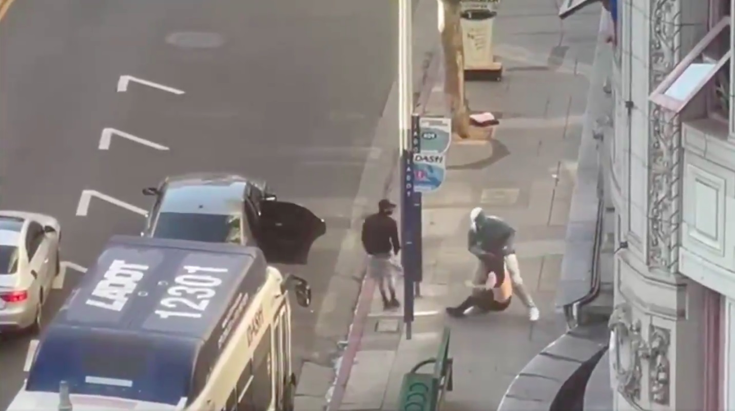 Video Shows Armed Robbers Target Family; Shooting Father On Busy LA Street