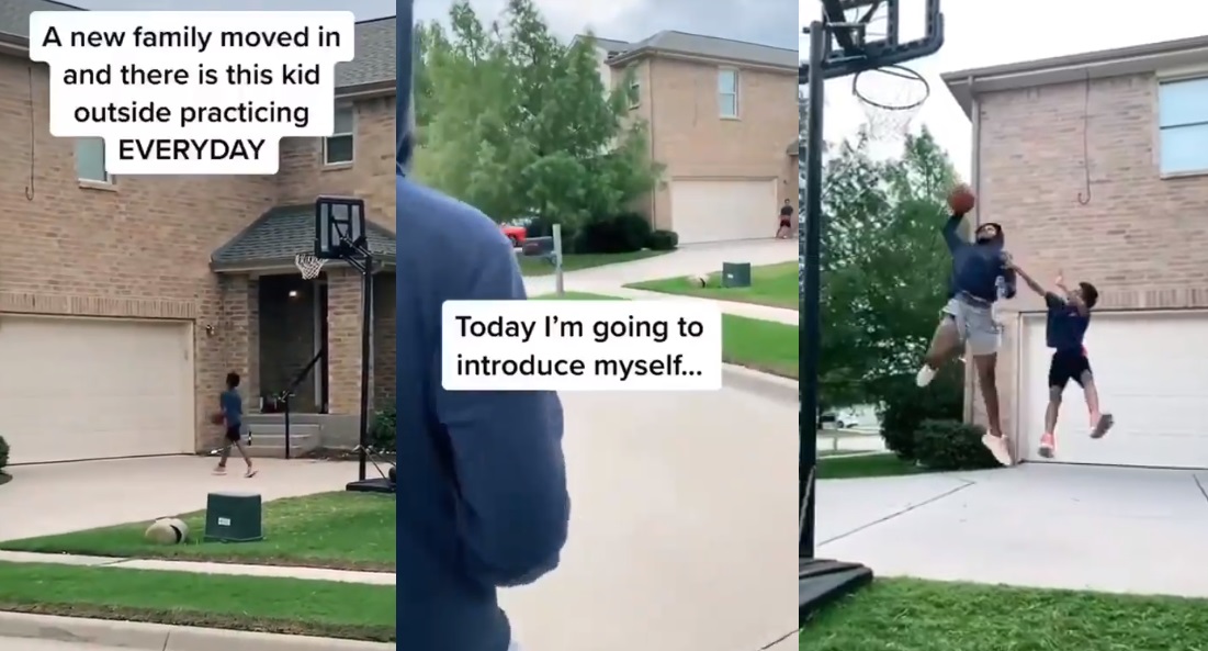 Guy "Welcomes" A Kid To The Neighborhood After He Spots Him Playing Alone