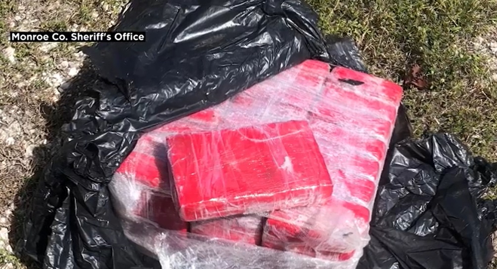 Snorkeler Finds Nearly 70 Pounds Of Cocaine in a Plastic Wrapped Bale Off Upper Keys