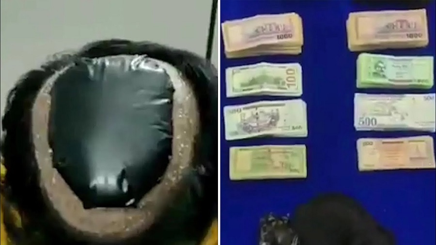 Two Men Caught Smuggling Gold & Cash Under Their Wigs