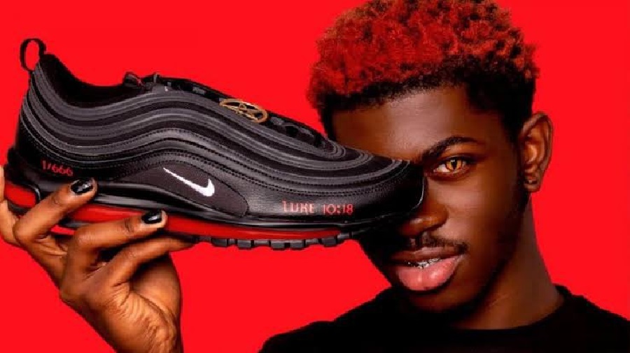 "Rapper" Lil Nas X’s “Satan Shoes” With Real Drop Of Human Inside...Are Trending
