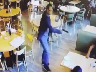 Disturbing Video Footage Shows Gunman Open Fire And Murder His Wife And Another Man In Cali Restaurant
