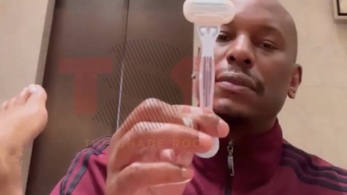 Tyrese Is Trending After Shaving His Girlfriend's Pubic Hair On IG Live