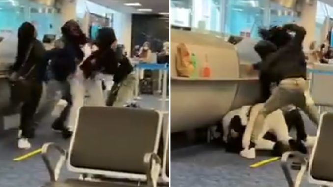 Video Shows Massive Brawl At Miami Airport