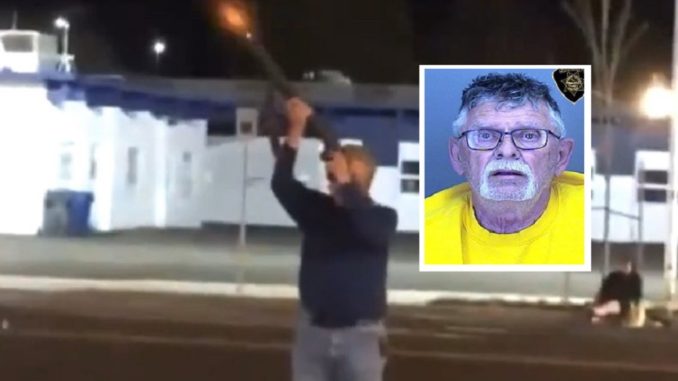 Video Shows Oregon Man Firing His Shotgun To Scare Off Protesters