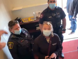Viral Video Shows Canadian Pastor Banishing Cops Who Tried to Shut Down His Church During Passover Service