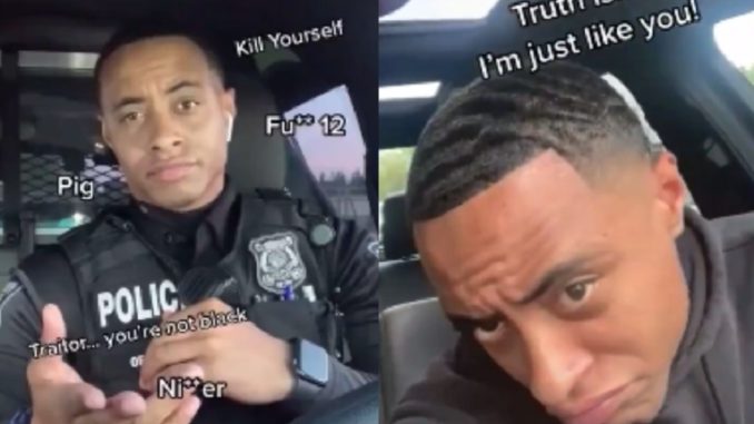Cop Tries To Change The Narrative