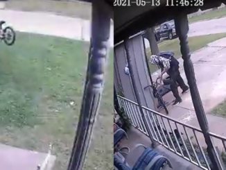 Dad Scolds Man After Catching Him Stealing His Son's Bike