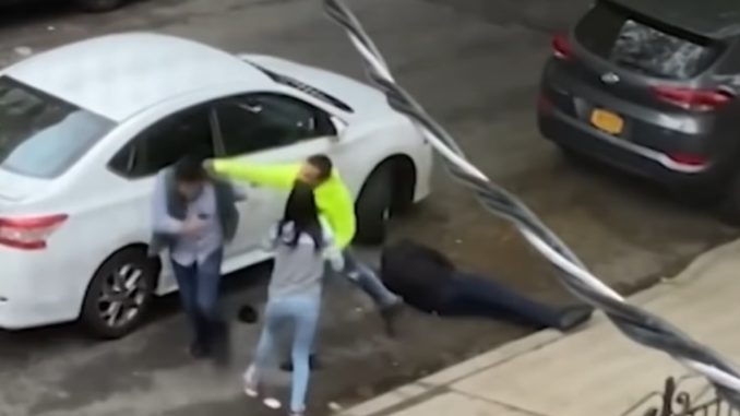 Father Gets Knocked Out Cold and Robbed During Road Rage Fight Caught on Camera