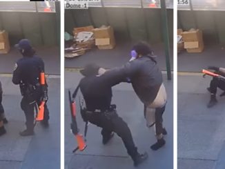 Female Police Officer Gets Attacked by Homeless Man