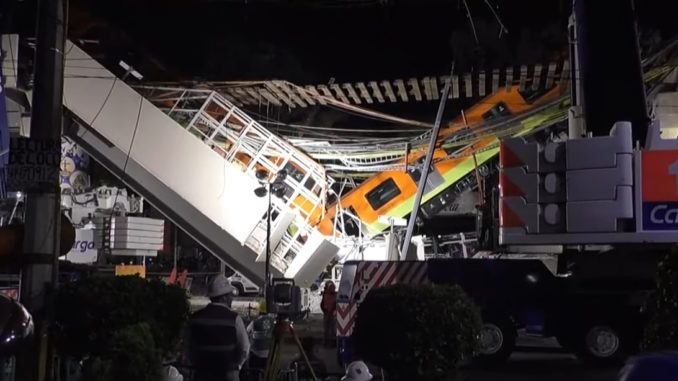 Mexico City Overpass Collapses Killing At Least 24
