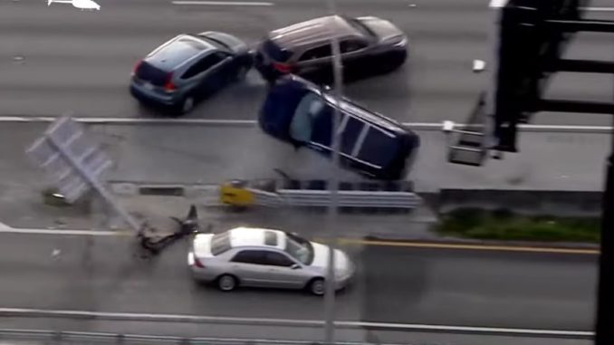 Video Shows Florida Police Chase End With Violent Rollover Crash