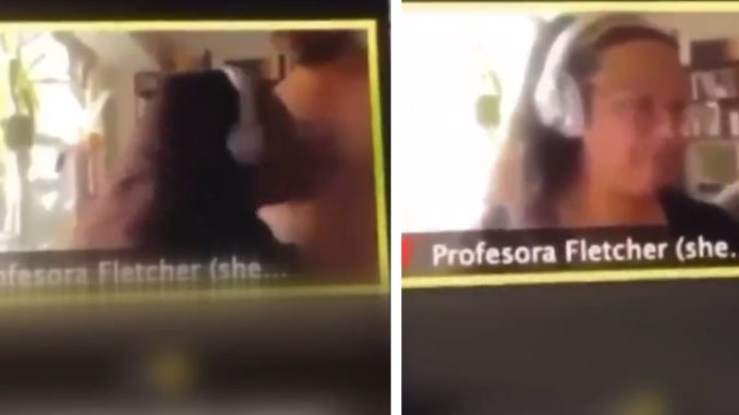 Video of NYC Teacher Sucking Topless Man's Nipple During Zoom Class..Leaks